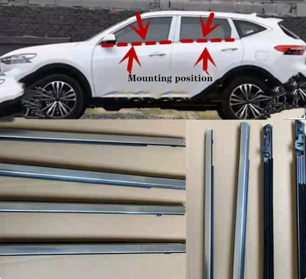 2021- GWM Haval Jolion Front L/R, Rear L/R Window Trim for Haval First Love