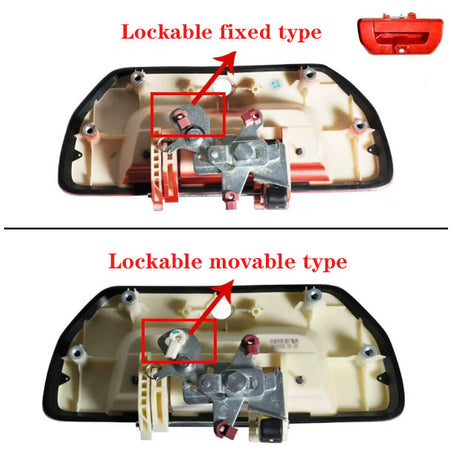 2023-2026 GWM Cannon Ute PV/OR OEA Red With Lock Tailgate Handle
