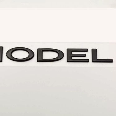 2017-2023 Tesla  Model 3 Rear Emblem Gloss Black Rear Letter Emblem Model 3
