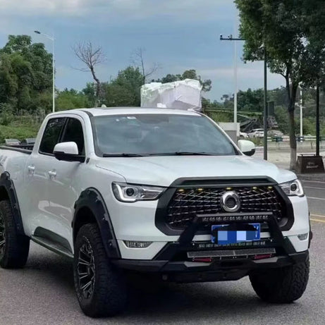 2019-2022 GWM Cannon Commercial Ute Dual Light Front Bull Bar No Cutting Required