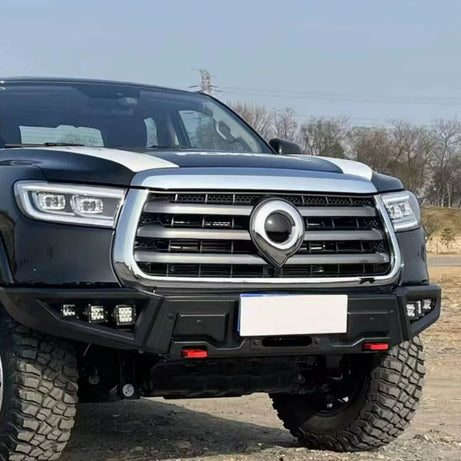 2019-2022 GWM Cannon Dual Cab Ute Front Bull Bar With 6 Auxiliary LED Lights No Cutting Required