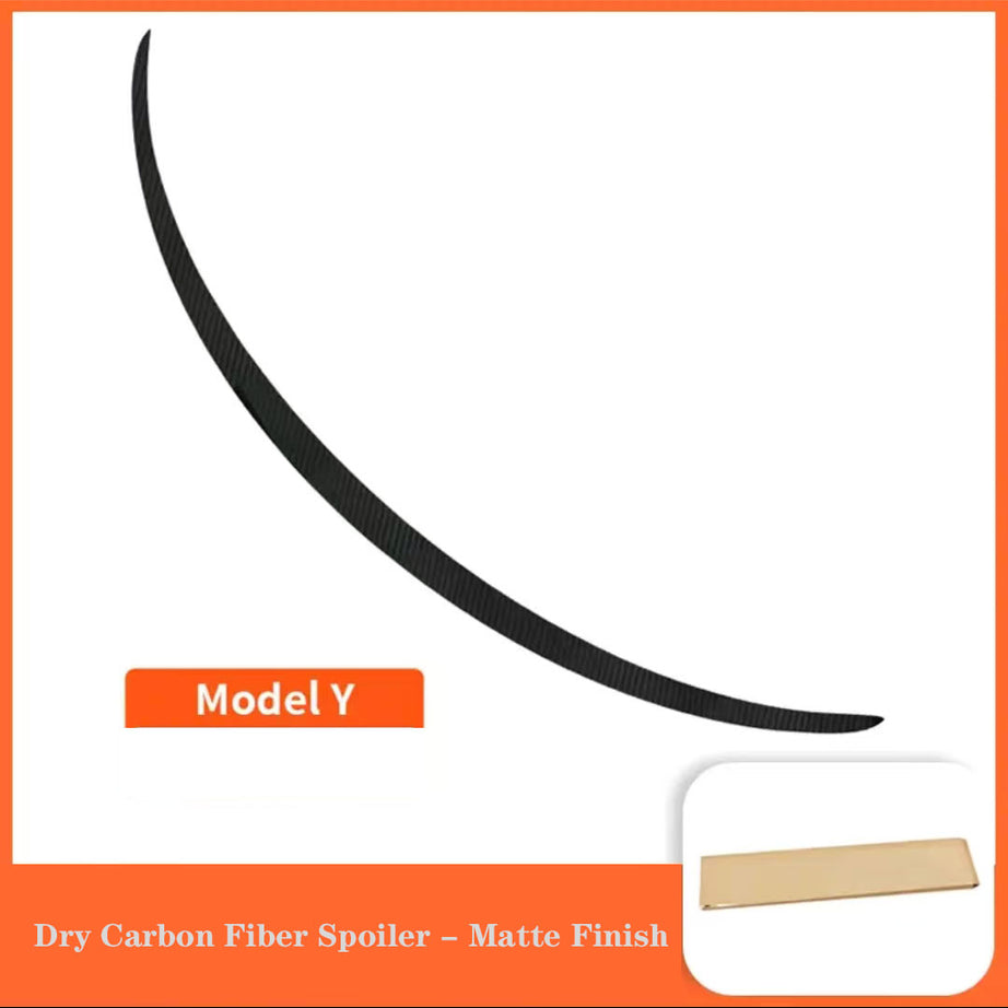 2019-2024 Tesla  Model 3 Dry Carbon Fiber Spoiler - Matte Finish