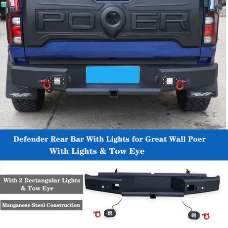 2019-2026 GWM Cannon Ute Defender Style No Cutting Required