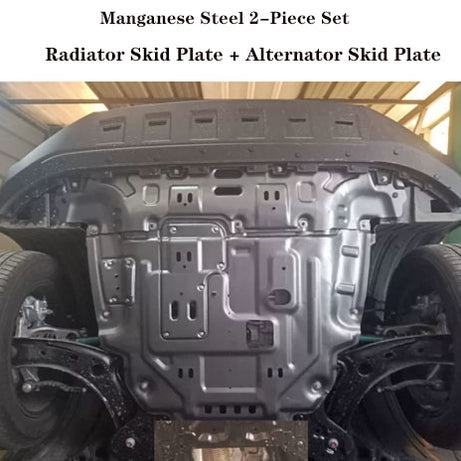 2021- GWM Haval Jolion Manganese Steel Chassis Underbody Skid Plates for Radiator & Alternator