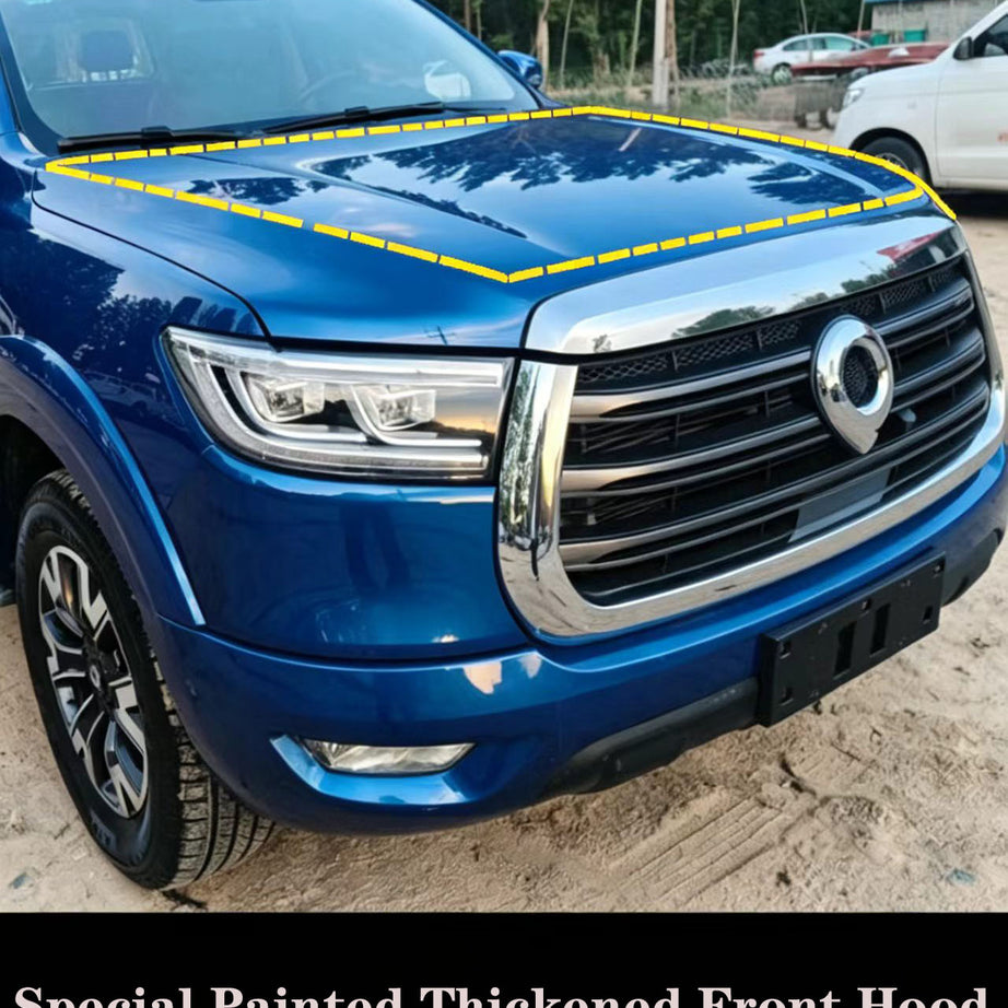 2019-2022 GWM Cannon  Passenger  Ute Premium Thickened Front Hood blue