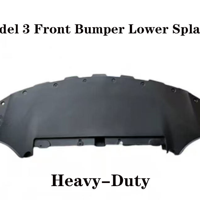 2019-2023 Tesla Model 3  Front Bumper Lower Splash Guard  Heavy‑Duty
