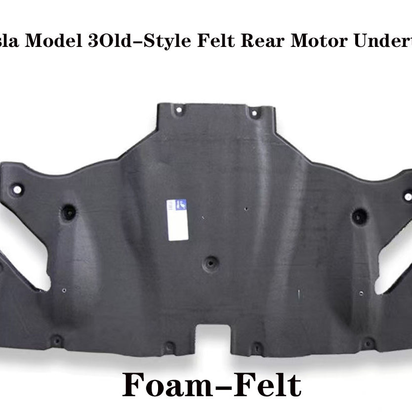 2019-2023 Tesla Model 3 Old‑Style Felt Rear Motor Undertray