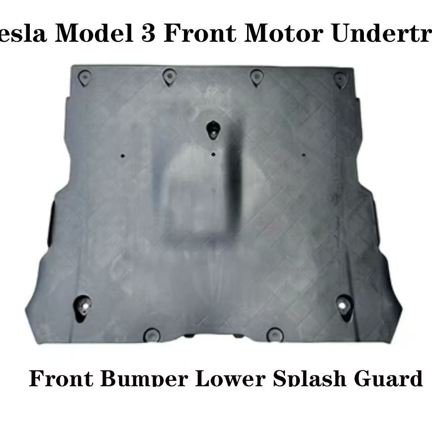 2019-2023 Tesla Model 3 Front Motor Undertray  Standard Version