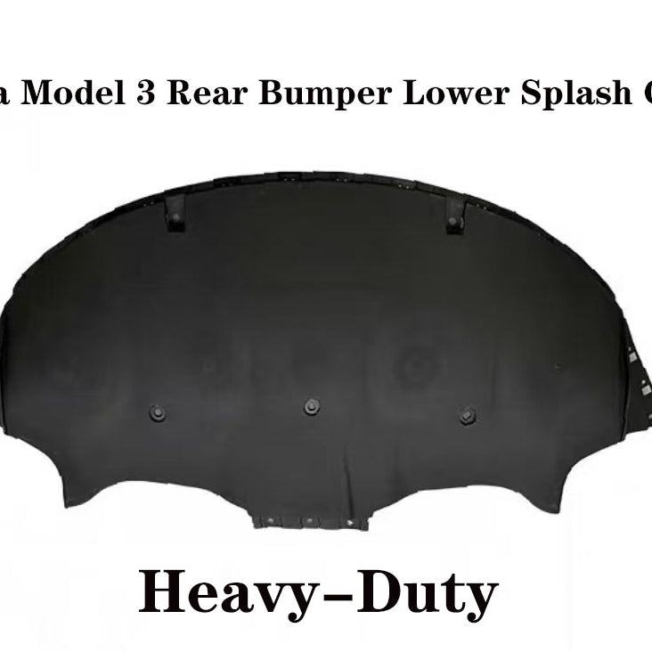 2019-2023 Tesla Model 3 Rear Bumper Lower Splash Guard  Heavy‑Duty