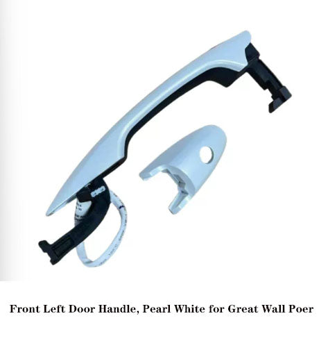 2019-2025 GWM Cannon Ute Commercial & Passenger Front Left Door Handle Pearl White