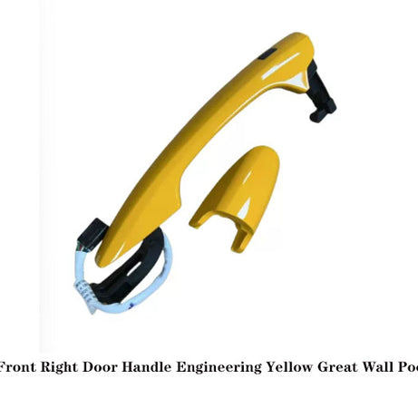 2019-2025 GWM Cannon Ute Commercial & Passenger Front Right Door Handle Engineering Yellow