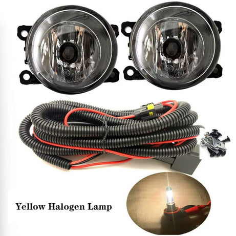 2023- GWM Cannon  Cab-Chassis Ute Pair of Front Fog Lamps Yellow Halogen Lamp