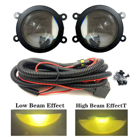 2023- GWM Cannon  Cab-Chassis Ute Yellow Dual Beam Projector Fog Lamp Pair
