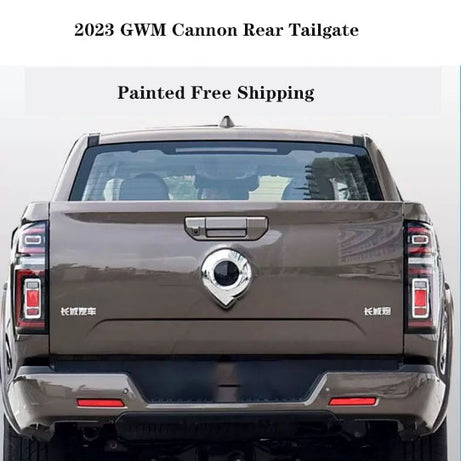 2023-GWM Cannon Ute Commercial & Passenger Rear tail gate brown