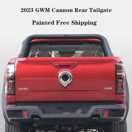 2023-GWM Cannon Ute Commercial & Passenger Rear tail gate red