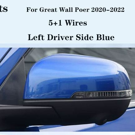 2020–2022 GWM Cannon Ultra  Blue Left Driver Side Mirror