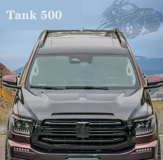 2022-GWM Tank 500 Real Carbon Fiber Modified Front Hood