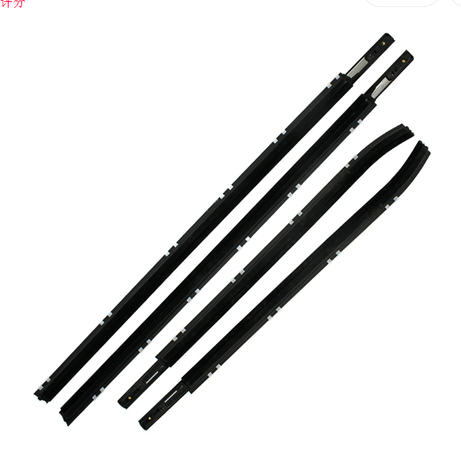 2019-2026 GWM Cannon Ute Door Glass Outer Weatherstrip Full Set 4 Pcs Black