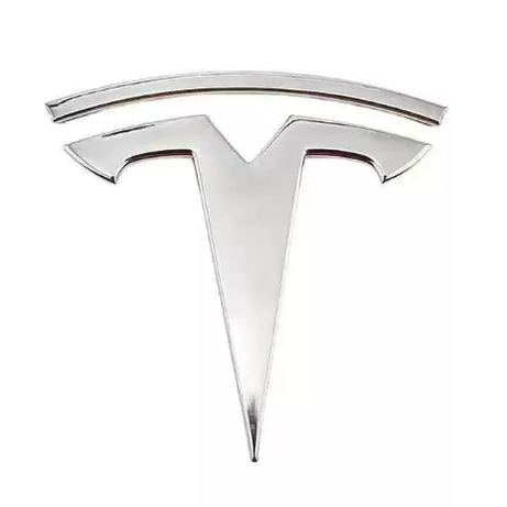 2017-2023 Tesla  Model 3 Front Emblem Silver