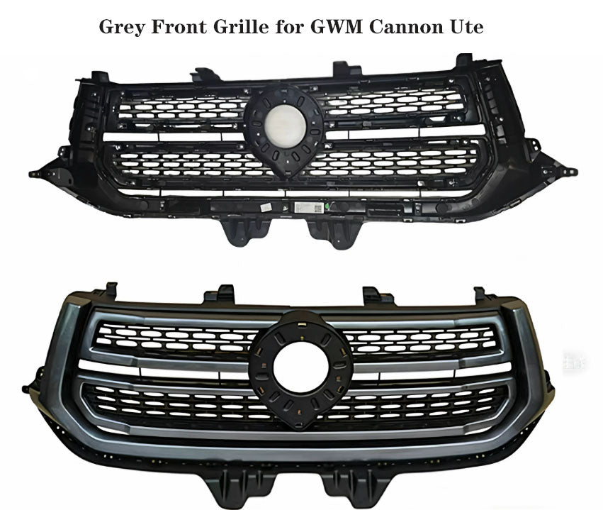 2023-2026 GWM Cannon Passenger Ute Grey Painted Front Grille