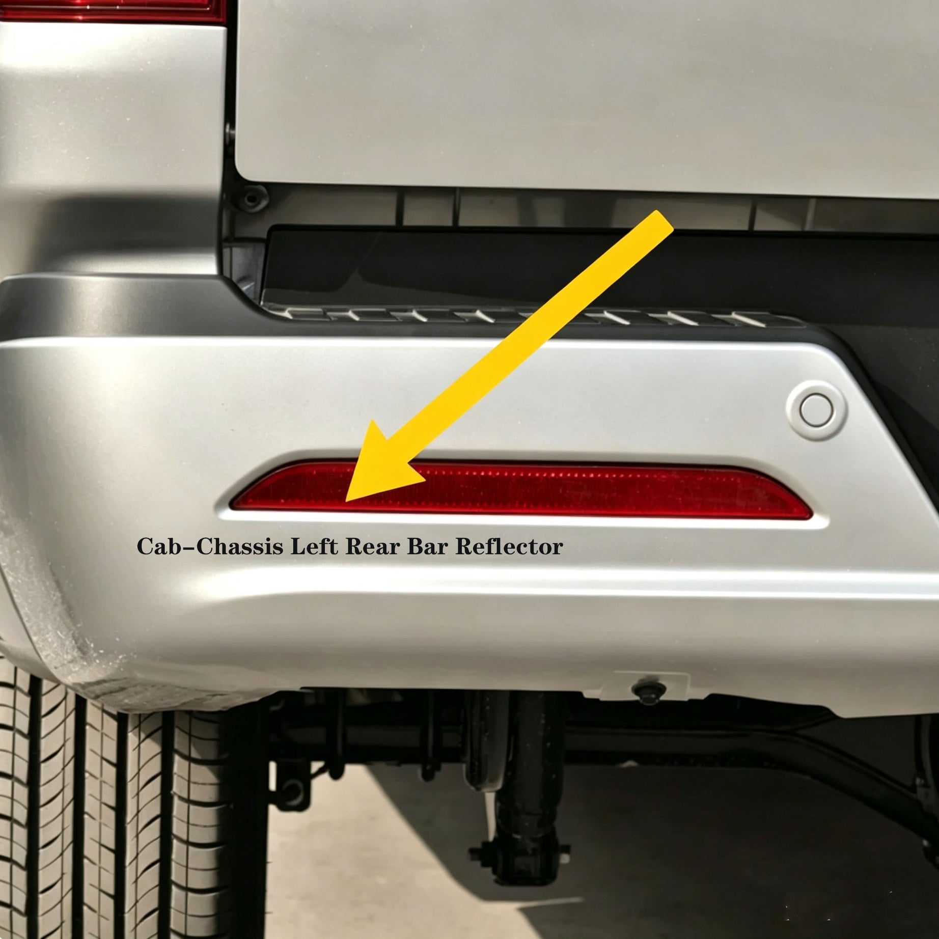 2019-2022 GWM Cannon Cab-Chassis Ute Left Rear Bumper Marker Lamp