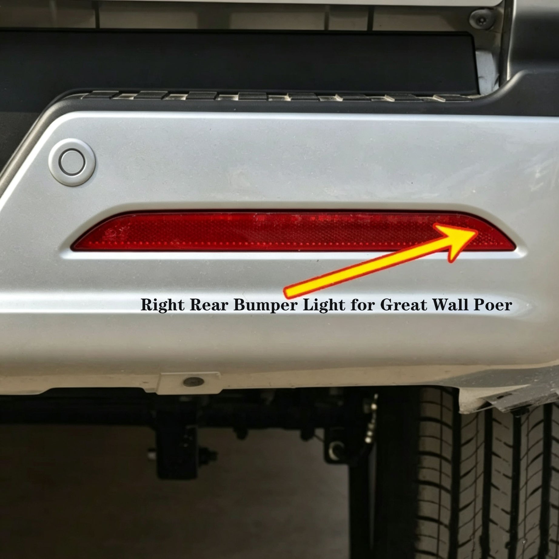 2019-2022 GWM Cannon Cab-Chassis Ute Right Rear Bumper Marker Lamp