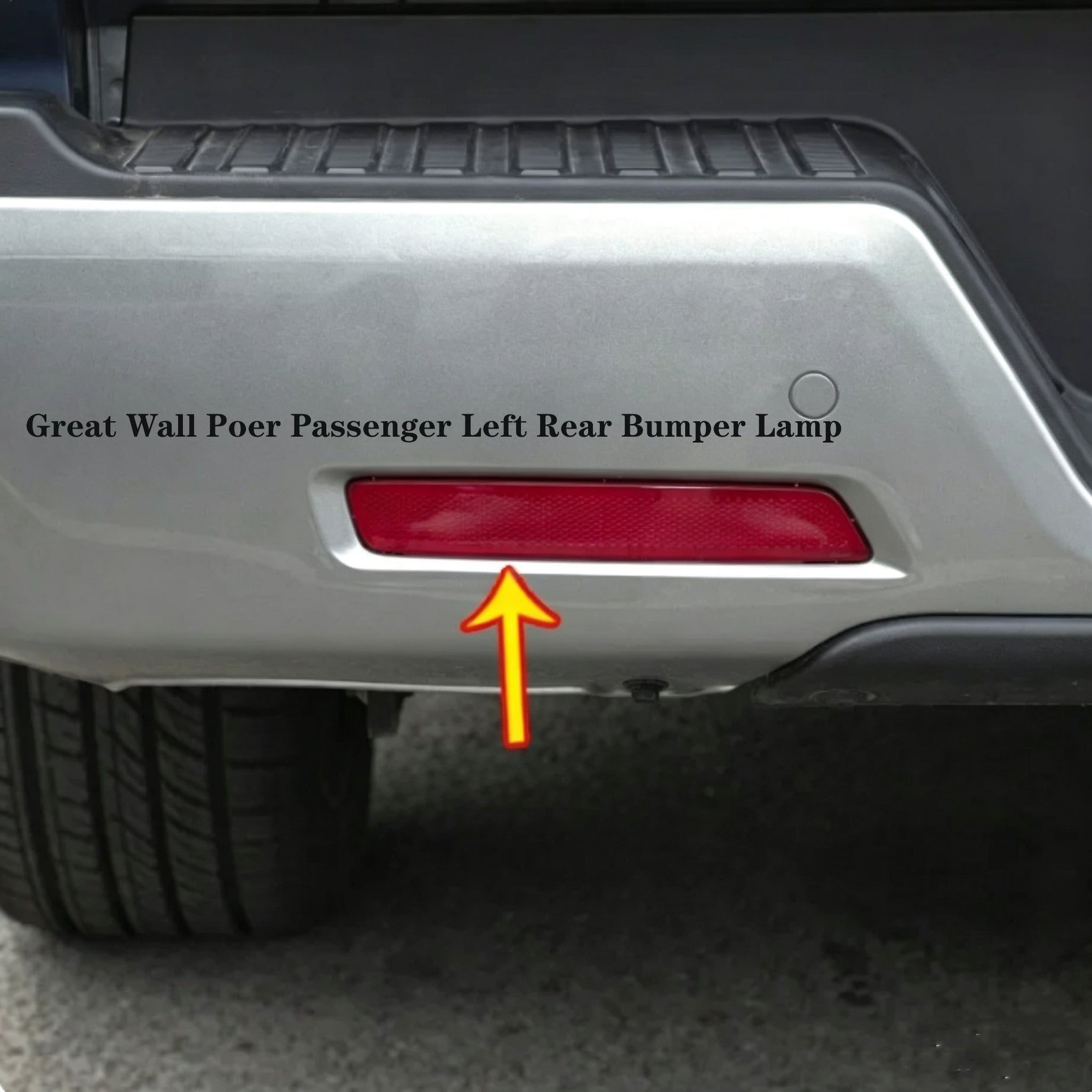 2019-2026 GWM Cannon Dual Cab Ute Left Rear Bumper Marker Lamp